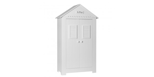 PI Marsylia 2 ajtós szekrény gyerekbútor fehér színben