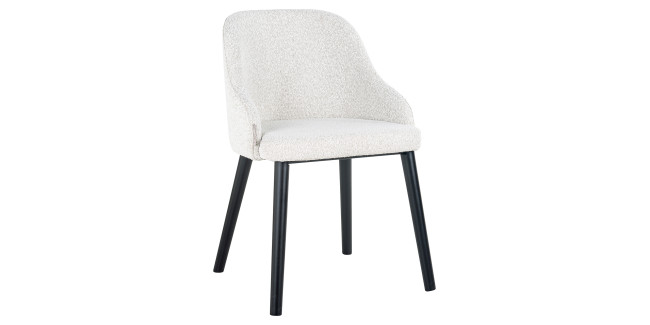 NT Twiggy White scaun tapitat, elegant, exclusiv