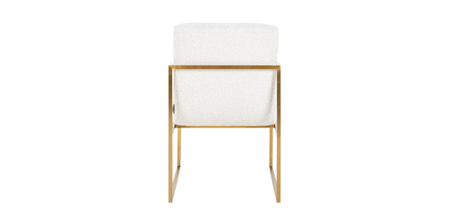 NT Lizzy White / Gold scaun de design, exclusiv