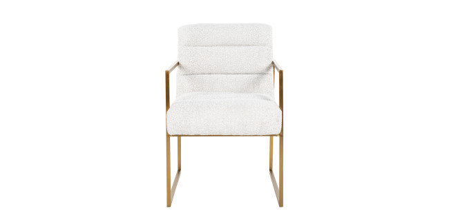 NT Lizzy White / Gold scaun de design, exclusiv