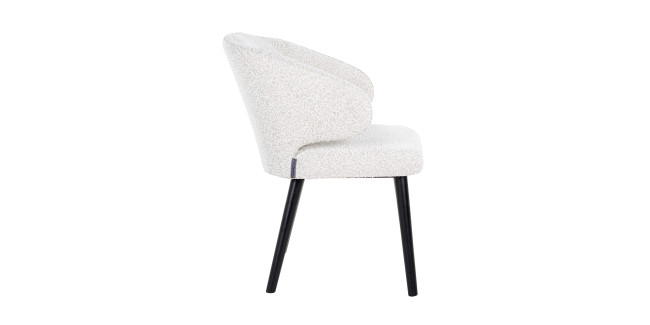 NT Indigo White scaun tapitat de design