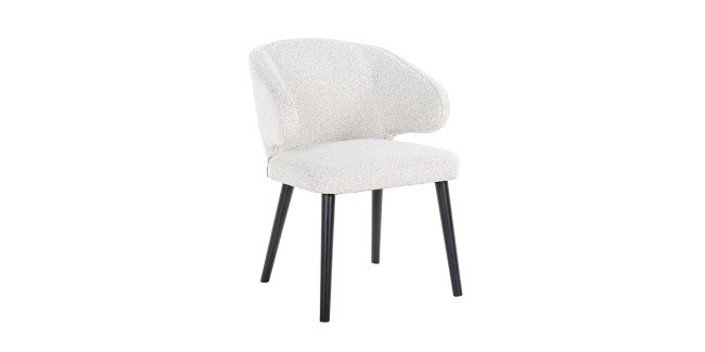 NT Indigo White scaun tapitat de design