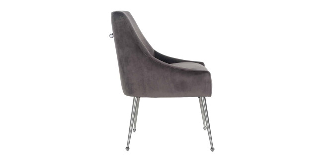 NT Indy Stone / Silver scaun tapitat de design