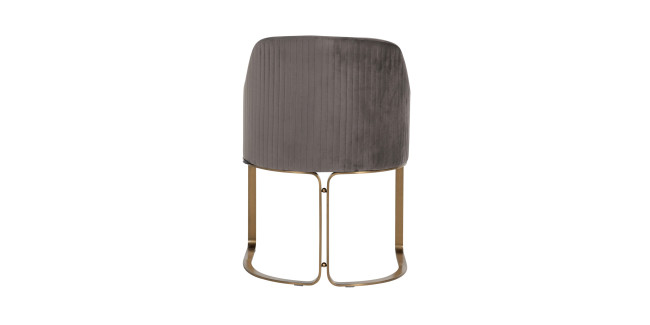 NT Hadley Stone / Gold scaun tapitat de design