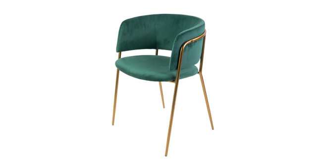 Scaun de dining Mia, culoare verde