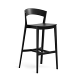 Scaun de bar Paged Archer H-4800 - spătar curbat din lemn