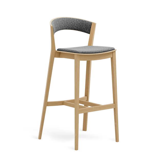 Scaun de bar Paged Archer H-4801 tapițat complet