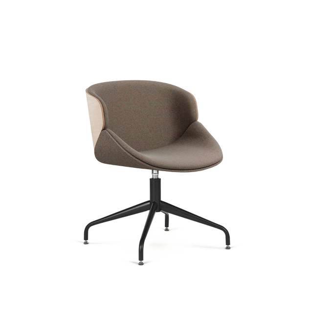 Scaun de ședință Aria B-5304 – fără rotile, panou de lemn