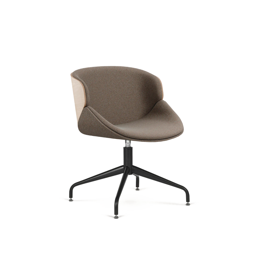Scaun de ședință Aria B-5304 – fără rotile, panou de lemn