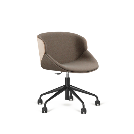 Scaun de ședință Aria B-5305 – 5 raze, panou de lemn