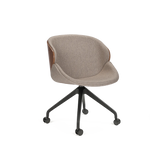 Scaun pivotant Aria Big B-5323 – spătar înalt, rotile