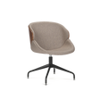 Scaun pivotant Aria Big B-5324 – spătar înalt, patine