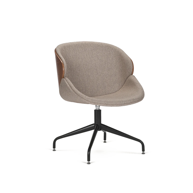 Scaun pivotant Aria Big B-5324 – spătar înalt, patine