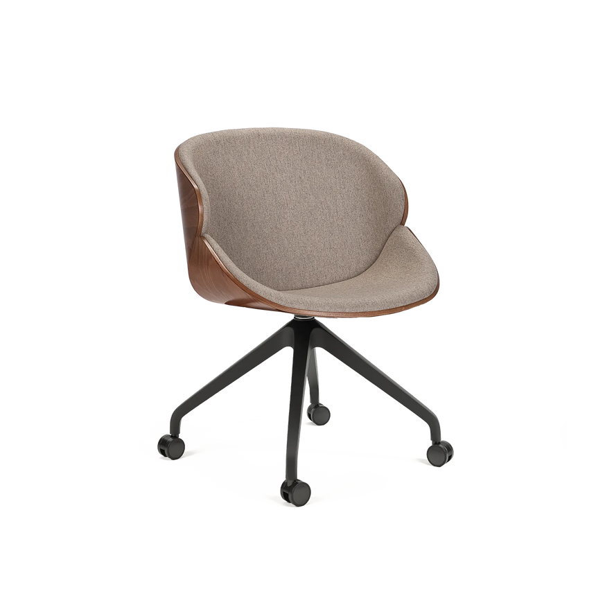 Scaun pivotant Aria Big B-5333 – panou dublu, rotile