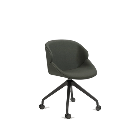 Scaun pivotant Aria Big B-5373 – tapițat integral, rotile