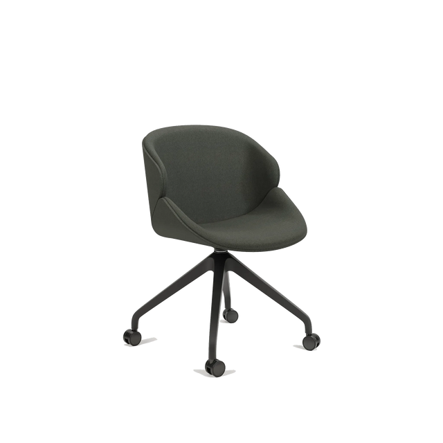 Scaun pivotant Aria Big B-5373 – tapițat integral, rotile
