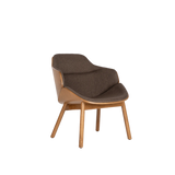 Fotoliu Paged Aria Lounge M-5340 cu panou dublu din lemn