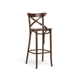 Scaun de bar Paged Classic H-1230 - fag curbat, 77 cm