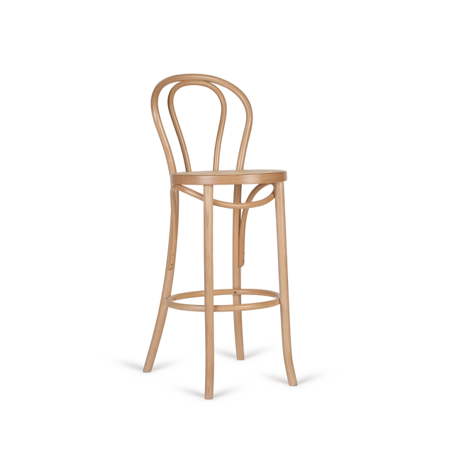 Scaun de bar Paged Classic H-1840 - fag curbat 78 cm