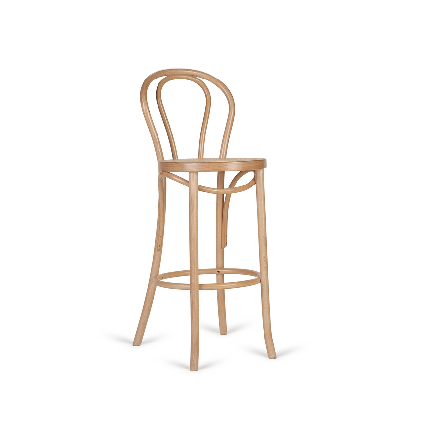 Scaun de bar Paged Classic H-1840 - fag curbat 78 cm
