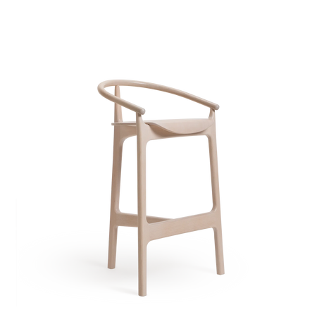 Scaun de bar Paged Evo H-2940 – cadru din lemn, 76 cm