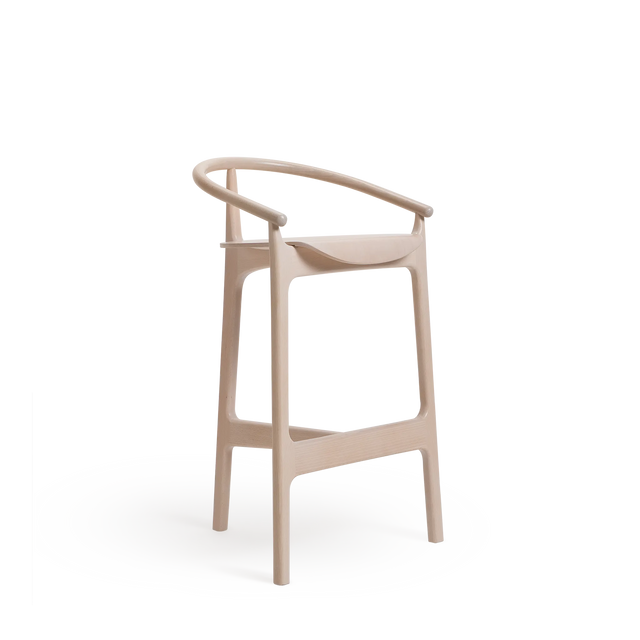 Scaun de bar Paged Evo H-2940 – cadru din lemn, 76 cm