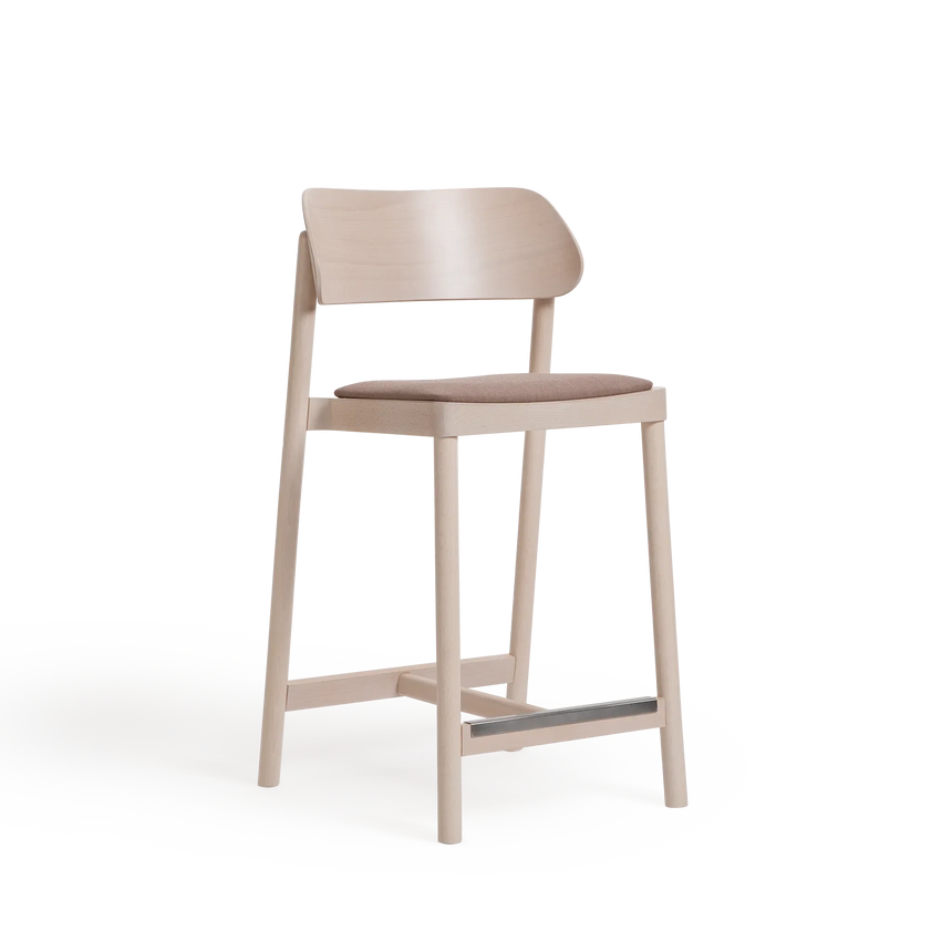 Scaun de bar Paged Nimm H-4590 tapițat 67 cm