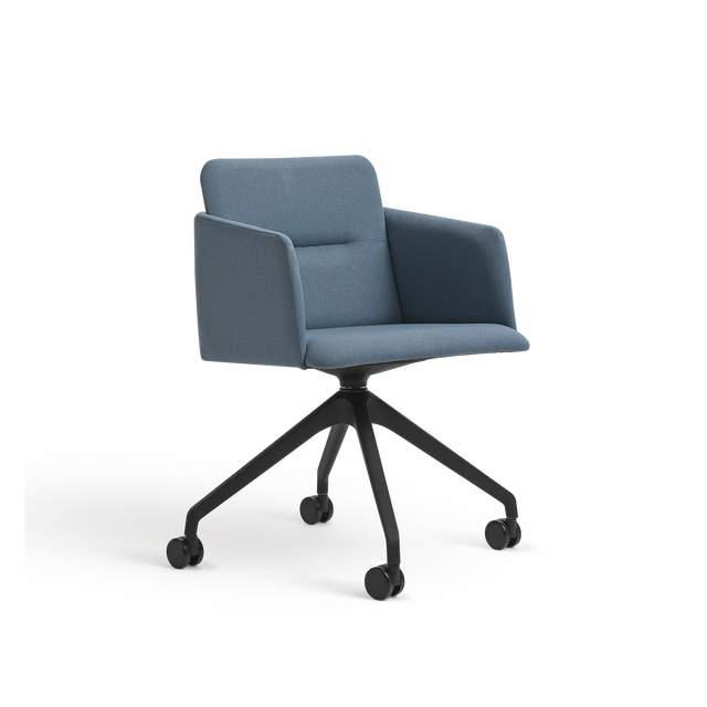 Scaun de ședință Paged Note B-4063 – bază cu role