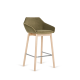 Scaun de bar Paged Tuk H-5051 tapițat 76 cm