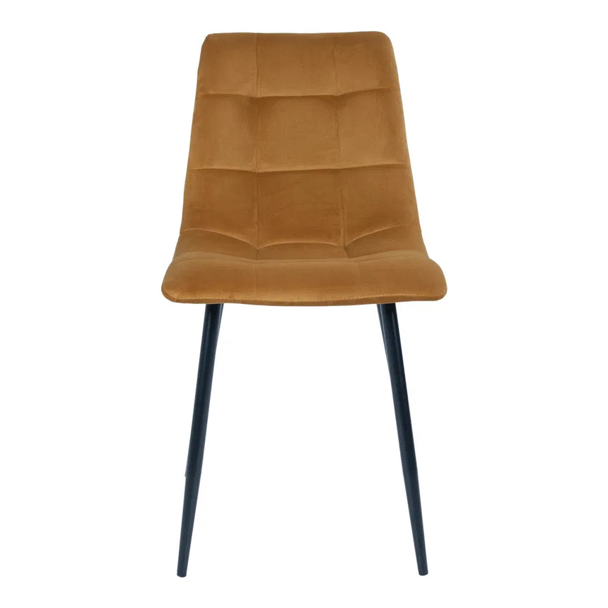 Scaun de dining Middelfart- culoare muștar