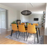 Scaun de dining Middelfart- culoare muștar