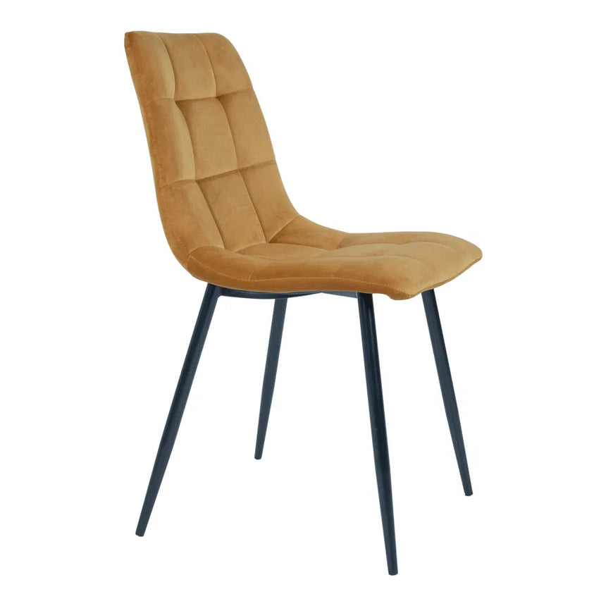 Scaun de dining Middelfart- culoare muștar