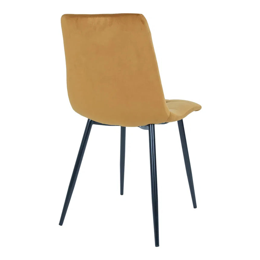 Scaun de dining Middelfart- culoare muștar
