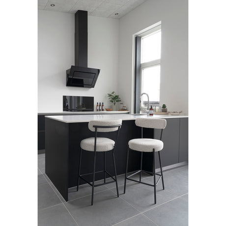 Scaun de bar Badalona – Alb