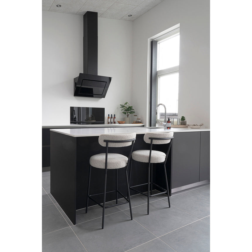 Scaun de bar Badalona – Alb