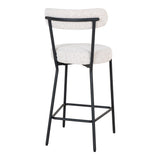 Scaun de bar Badalona – Alb