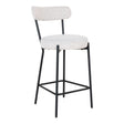 Scaun de bar Badalona – Alb