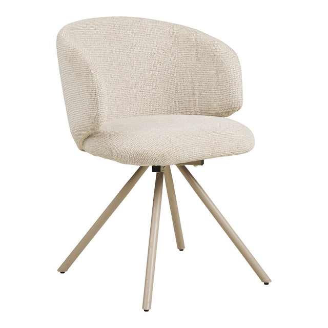 Scaun de dining rotativ Fulham – Nisipiu