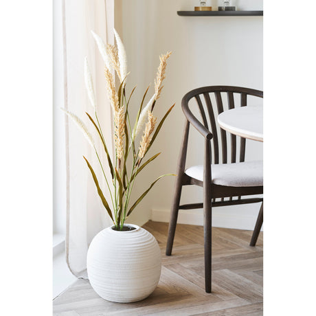 Scaun de dining Agustin – Stejar afumat / șezut textil