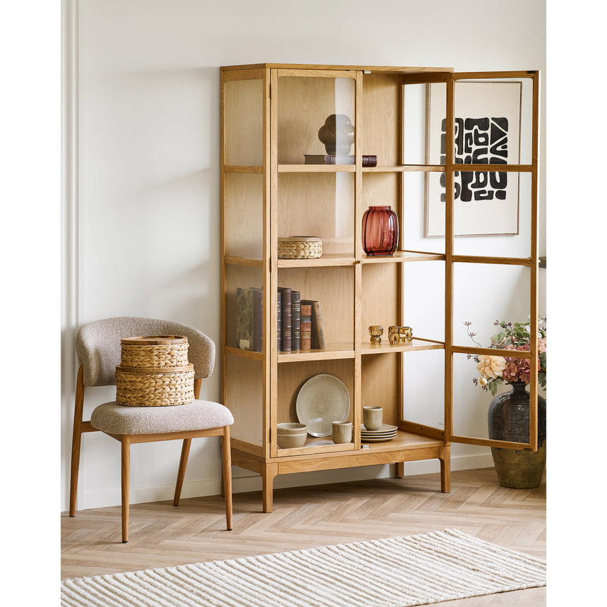 Scaun de dining Cavi – Nisipiu / Natur