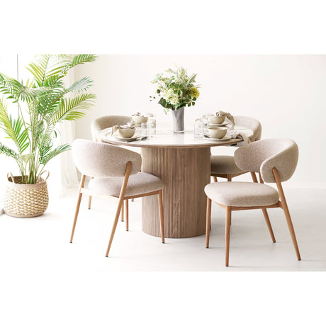Scaun de dining Cavi – Nisipiu / Natur