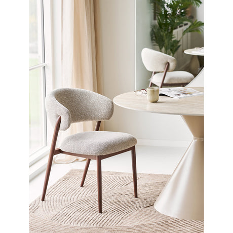 Scaun de dining Cavi – Nisipiu / Nuc