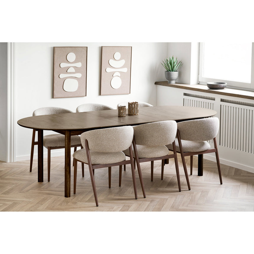 Scaun de dining Cavi – Nisipiu / Nuc