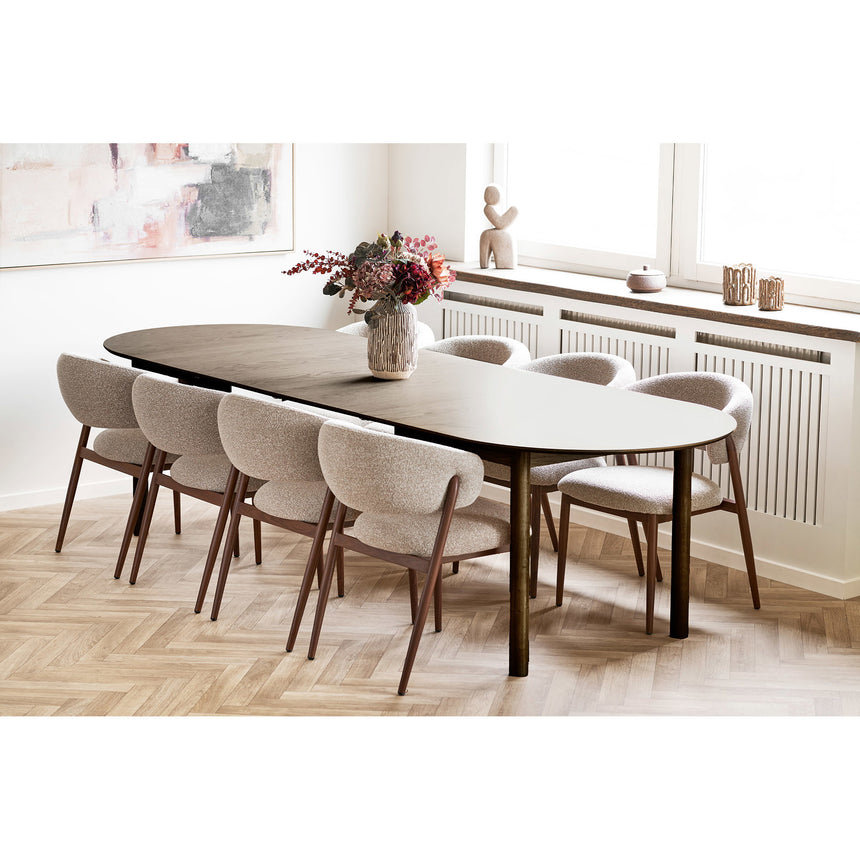 Scaun de dining Cavi – Nisipiu / Nuc
