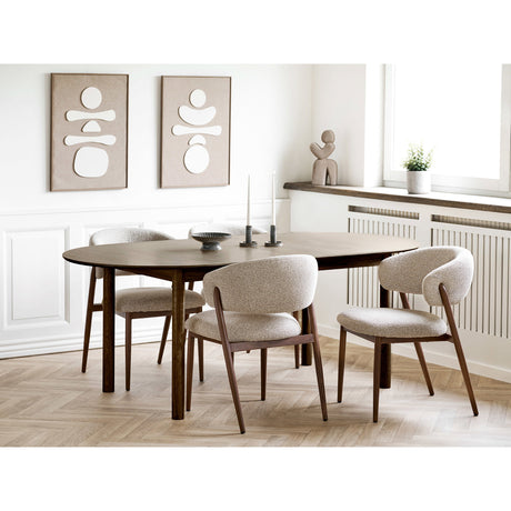 Scaun de dining Cavi – Nisipiu / Nuc
