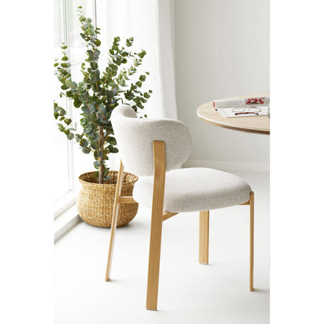 Scaun de dining Savina – Nisipiu / Natur