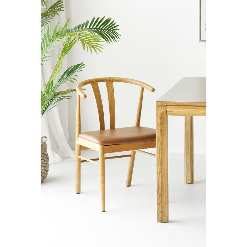 Scaun de dining Artenara – Natur / Maro