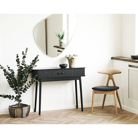 Scaun de dining Lanuza – Natur / Negru