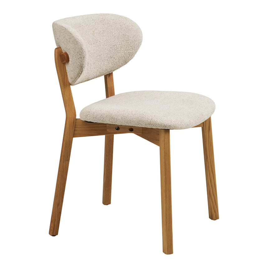 Scaun de dining Dunkirk – Natur / Bej