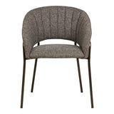 Scaun de dining Costa – Gri închis